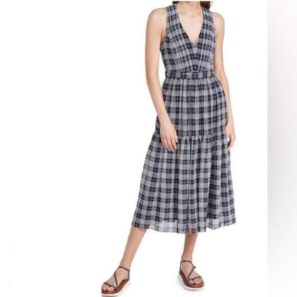 Club Monaco Plaid Sleeveless Dress - Picture 2 of 5